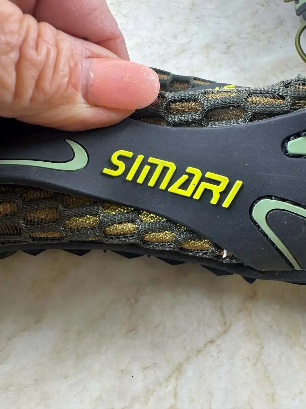 SIMARI Men’s Quick Dry Water Shoes Amphibious Hiking Aqua Sneakers EU 44 Green